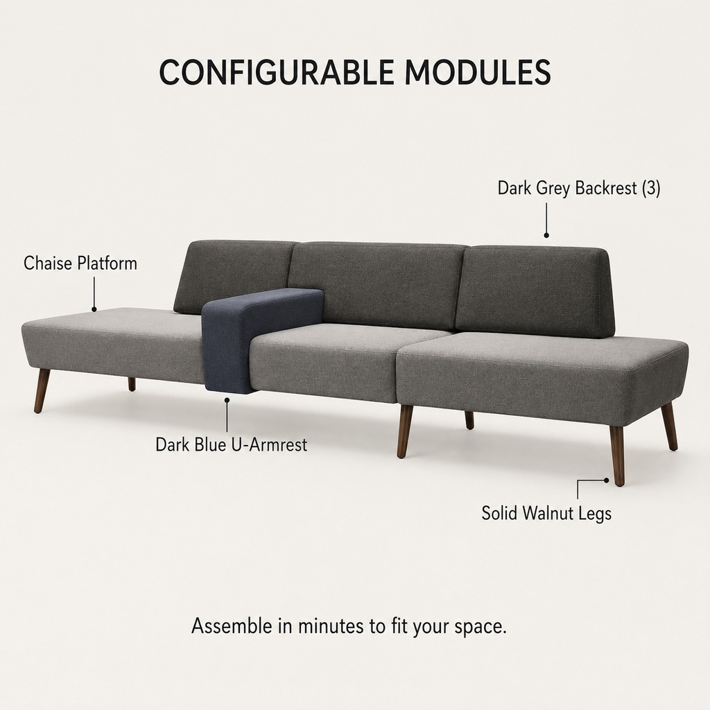 Sofa Tunggu Klinik PH 03